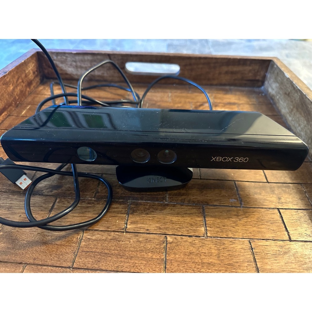 Xbox 360 Kinect Motion Sensor Camera Video‎ Game Console Black untested